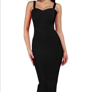 Black Bandage Cocktail Club Little Black Dress